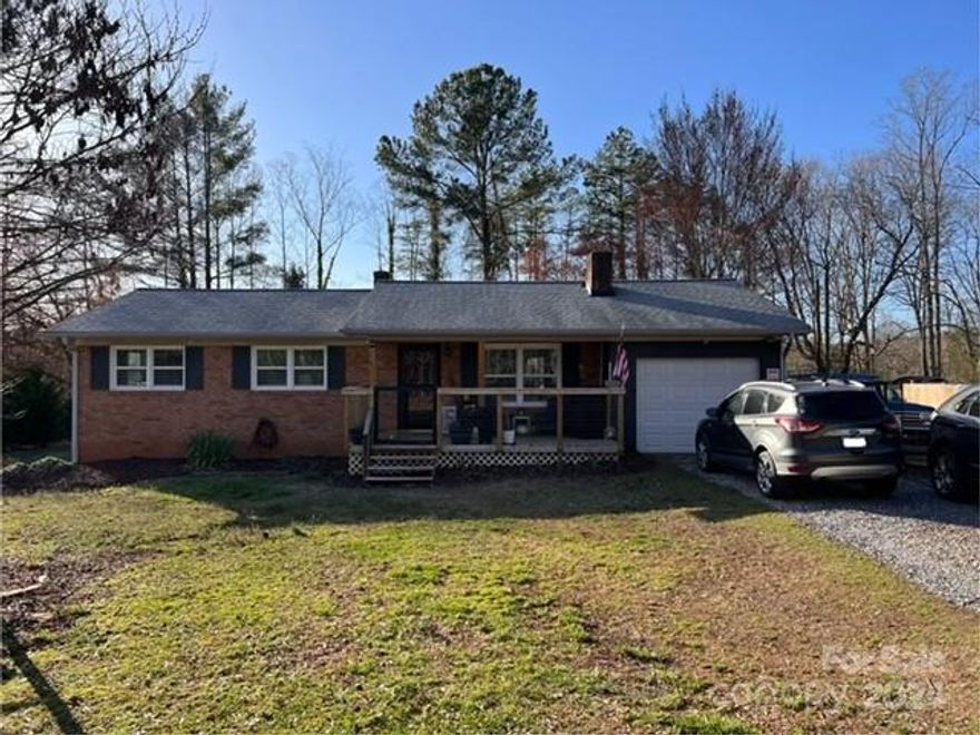 3/1 Brick Ranch with full basement & single car garage on .61 acres.  Looking for the Central School area now is your chance.  This home has been updated starting with- New Roof 2018 - New HVAC 2018- Kitchen renovated 2020- Basement finished 2019 - New window/doors 2018  -New Gutters/fascia 2018 - Carport enclosed to make Garage with New Garage Door/window - New Survey 2023 - Chimney Inspected 2023 - New Back Deck 2021-Front Deck Built 2023.  All Water pipes switched from cast to butyl/PVC 2018.  A shower is installed in the basement not connected yet but it would be simple to add a toilet and sink in the downstairs that would give you a 3/2. There are beautiful flowering trees in the yard, and established blackberry bush, new landscaping with a variety of flowers to come up this spring.  Blueberry bush does not convey and that area will be mulched and filled in.  Chickens/enclosure, outdoor tent shed garden boxes and trellis do not convey
Submit offers with preapproval/proof of funds