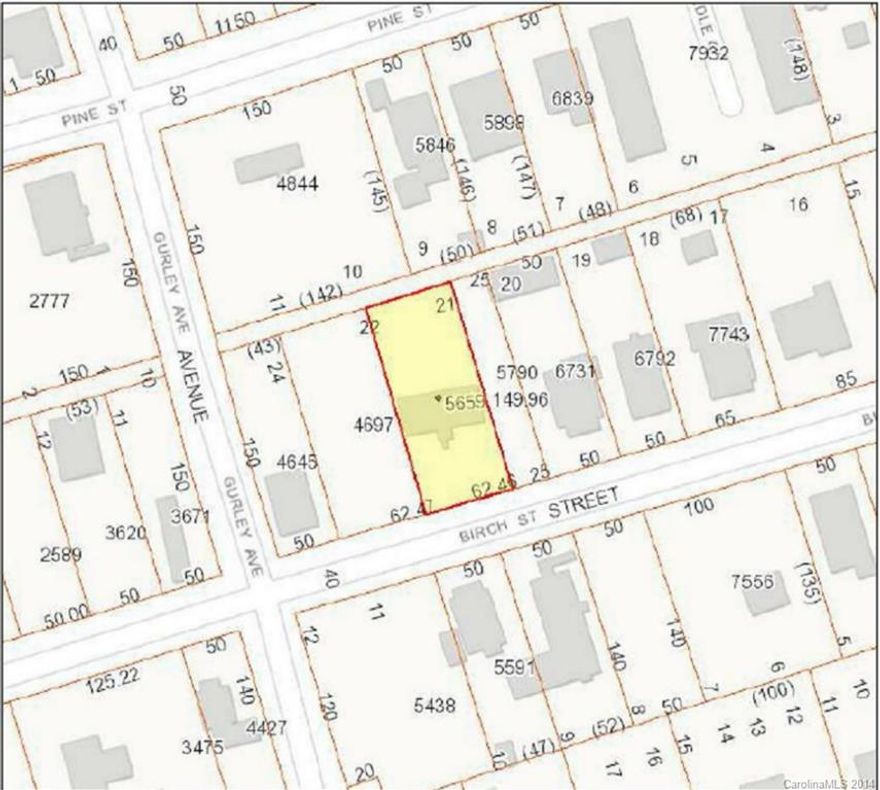 Nice level building lot. Adjacent lot is also for sale - zoning may permit Multifamily.
