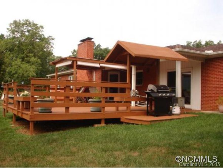 THIS IS A MUST SEE-PRIVATE RANCH SOLID BRICK, NICE VIEWS,2 ACRES FLAT LOTS COMBINE 2.031 ALREADY HAS PEACH, CHERRY, PEAR AND GRAPE BARBER.NICE 2 WOOD BURNING FIREPLACES. OPEN FLOOR KITCHEN TO DINING AND FAMILY ROOM.BASEMENT ALREADY HAS A SHOWER AND 1/2  BATH.BREEZEWAY,THIS HOUSE HAS 3 SEPTIC TANKS, MOTIVATED SELLER, PLEASE CONFIRM BEFORE SHOWING, OWNER OCCUPIED.