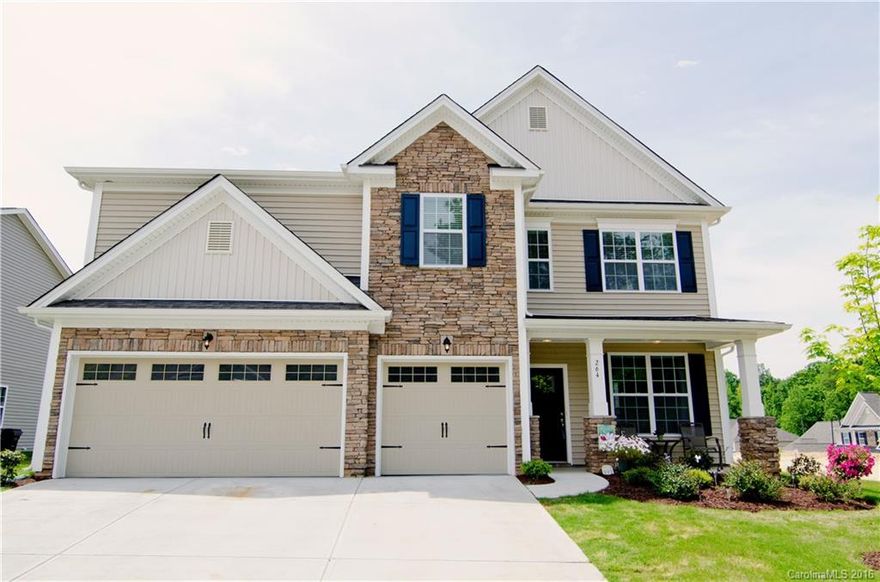 Come see this pristine 5  bedroom home with 4 full bathrooms!  Move-in ready and practically new!  This home is perfect for entertaining inside and out with a beautiful open floor plan, a lovely patio, and outdoor built-in fireplace. And don’t forget the gourmet kitchen with double ovens and gas cook top.  Don't wait... it's not going to last long.