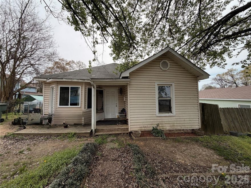 3-bedroom, 1-bath single-family home built in 1920 offering 1,314 heated square feet. Property is currently livable but in dated condition, presenting a great opportunity for cosmetic and value-add improvements. Major systems include roof approx. 12 years old, HVAC approx. 15 years old, and windows approx. 15 years old. Features gas furnace and water heater. Conveniently located approximately 5 minutes from Downtown Gastonia.