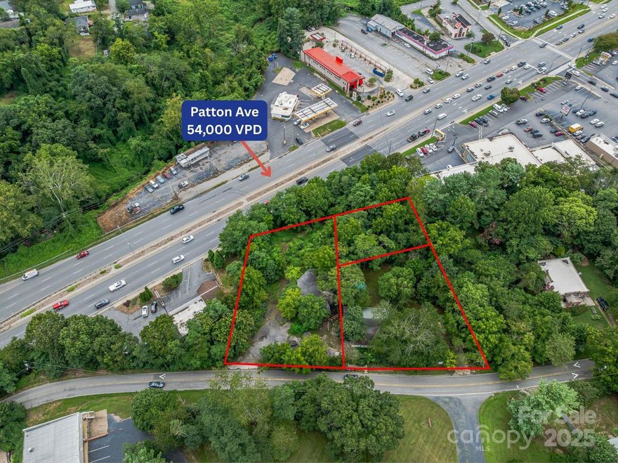 Prime development opportunity with 3 contiguous parcels totaling 0.95 acres on Hazel Mill Road in Asheville, NC. Featuring gentle topography and access to city water and sewer, this site is ideally situated just off Patton Avenue, a major commercial corridor with 54,000 vehicles per day, with excellent potential for visibility from Patton Avenue as well. Parcels are zoned OFFICE, RM8 and HB, suitable for office and multifamily development. This property offers easy access to I-240 and I-26, connecting quickly to downtown Asheville and surrounding areas. Nearby businesses include Ingles Markets, Sam’s Club, Chipotle, Walgreens, and multiple retail, dining, and service establishments, ensuring strong visibility and traffic for future development. Located within an Opportunity Zone, buyers may be eligible for tax benefits! The home is currently occupied. Please do not disturb Tenants and contact Broker for all site visits.