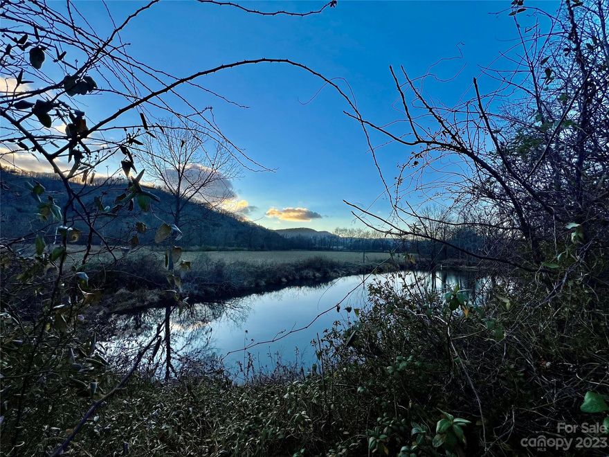 Rare tract of pasture land in the Cane Creek Valley. Mountain views, mostly pasture, nearly 900' of frontage on native trout creek, lovely pond & 2 small streams make this as extraordinary find in a prime location. The home appears to be solid but needs a total remodel including HVAC system. It has not been lived in for several years, is being sold "as is, where is". Sellers are unable to remove contents and have priced the property considering remodeling/updating costs and the bulk of the land being in a flood zone. A massive creek conservation project was done in 2016 on the Cane Creek frontage to help control erosion & flooding. A similar project is underway further upstream. A portion of the land is leased to a dairy farmer. Please  note, there is a small tract of land on Mills Gap Road that goes with this property & could be sold will little or no impact on the remainder or the house. based on the GIS plat, the house does not appear to be in the flood zone. Buried oil tank