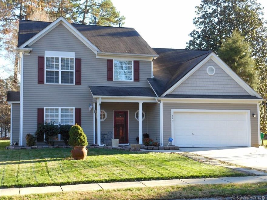 Charming Coulwood area move-in ready home w/open floor plan!!! Spacious Kitchen with ceramic tile floor & back splash! Large Great Room with gas fireplace!! Stairs with wood treads! Large Master's Retreat with vaulted ceiling, dual vanity, garden tub w/tile surround, walk-in ceramic tile shower & walk-in closet!! Huge Loft w/walk-in closet! Over-sized patio and large deck w/pergola! Private, level back yard with mature trees! Minutes from I-485, I-85 & White Water Center! Short drive to Uptown!