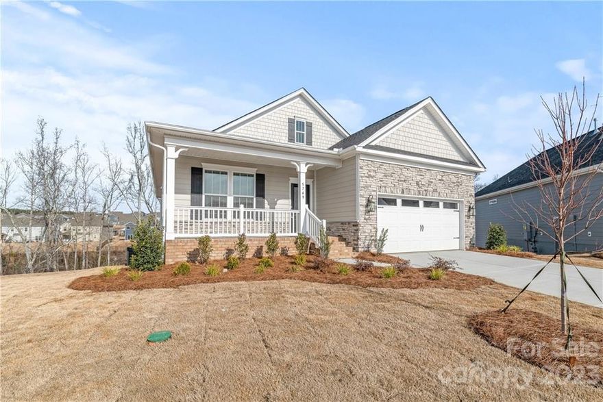 Right across the border in SC this is a brand new finished basement home that was never lived in. Buyer had a medical issue come up and never moved into the home. The builder warranty is still in place. Amazing privacy on one of the best lots in the neighborhood. It backs up to a great woodline. This 55+ community has lawn maintenance incl, pool, and sidewalks. It is minutes from Ballantyne, great food, shopping and entertainment. The new construction in the neighborhood is all sold out so don’t miss this opportunity!