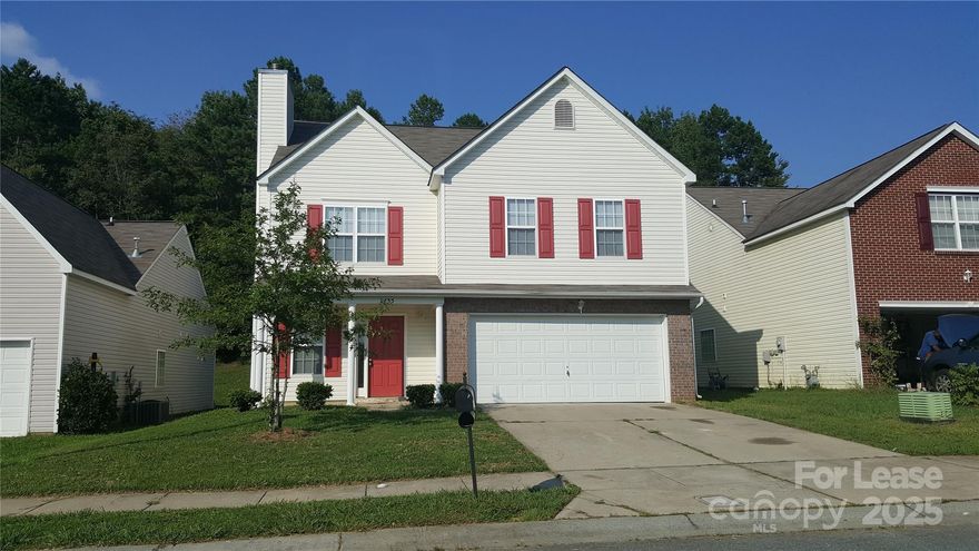 Beautiful 4 Bedroom Home located in North Charlotte!  This home has large spacious bedrooms all bedrooms are located on the 2nd floor.  This home is move in ready!