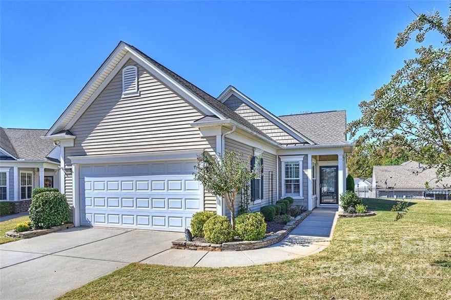 Welcome to resort style living in Sun City Carolina Lakes, a premier community by Del Webb! This home is ideally situated on a spacious lot at the end of a quiet Cul-de-Sac. The Brookside model offers an open floor plan with 2 bedrooms & 2 bathrooms. Cozy kitchen with dining area + additional bar seating. Spacious living room w/sliders to the backyard where you can enjoy the beautiful patio with remote controlled powered awning. This amenity-filled community offers golf course, club house, dining, indoor/outdoor pools, hot tubs, fitness center, tennis & pickle ball, bocce ball, walking trails, fishing, kayaking & more! HOA includes yard maintenance & access to amenities.