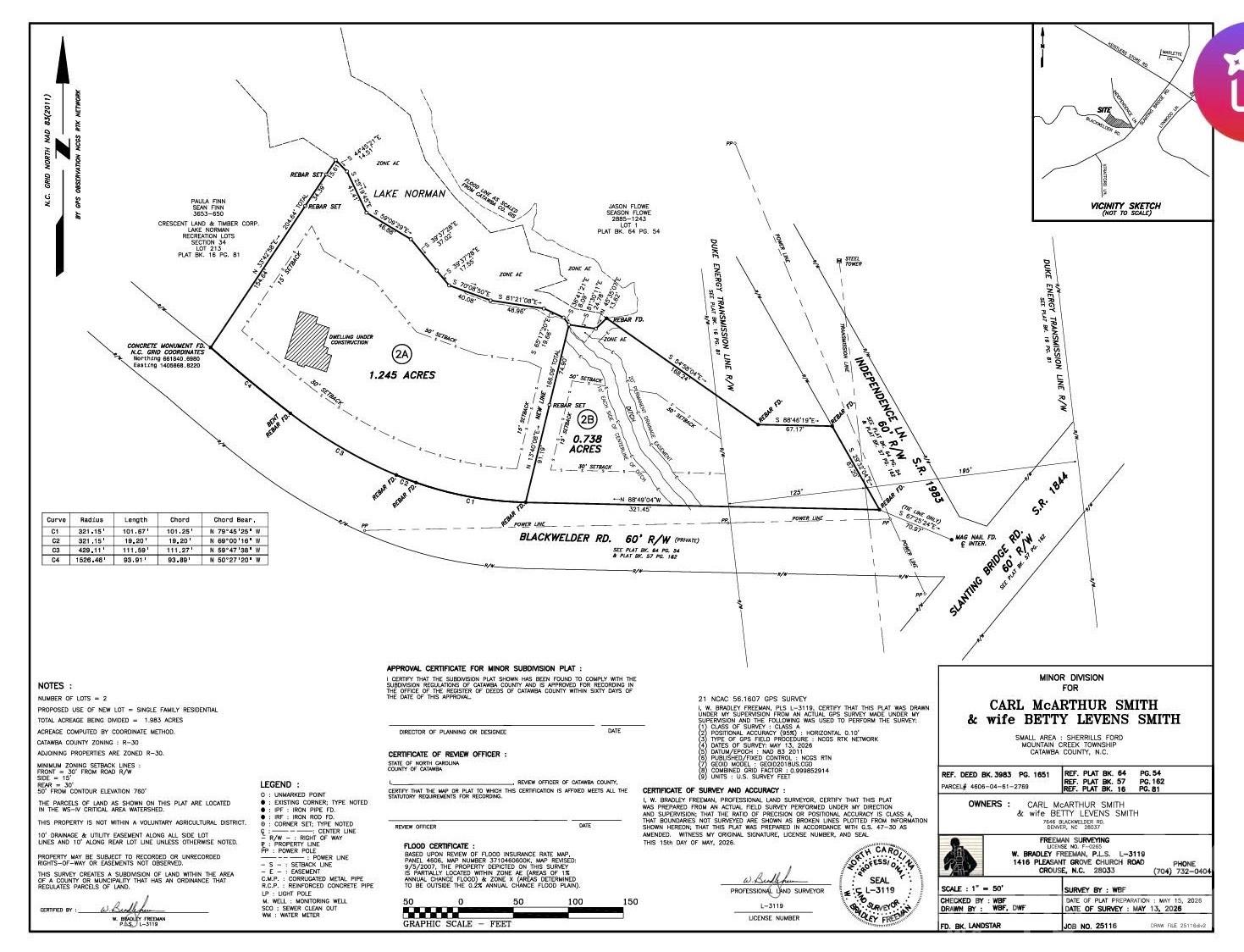 Lot 2B Blackwelder Road 2B