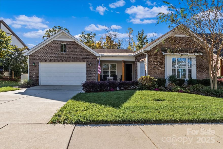Much desired Balsam floor plan. Split bedroom plan with ten foot ceilings throughout and rounded wall corners. Chef's kitchen with upgraded cabinets, five burner gas range, wall ovens and granite countertops. Accent wall in dining room and greatroom. Tile flooring  and carpet in secondary bedrooms. Primary bathroom  offers a double bench ceramic shower, dual vanities and separate walk in closets with an additional flex space now being used as a office. Enjoy the view from the spacious rear screen porch or patio. Fenced backyard with artificial turf and built - in grill.