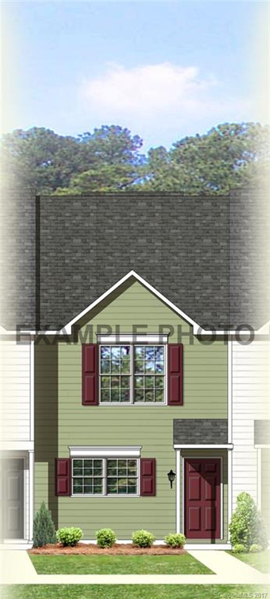 The Corsica 1120 SF two story townhome! The main floor has a nice open floor plan connecting the great room, dining room and kitchen. The 2nd floor features the owner's suite with private bathroom, as well as another bedroom and full bath. Completion date is August 2016. $95 holds the home with approved lender and attorney!