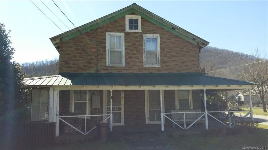 Very old Town Of Hot Springs historic farmhouse that is being sold as is.  This property has not been occupied in many years and is in need of renovation.  Wonderful bones, wonderful lot and setting, wonderful town.  Ideal property for an FHA 203K Rehab Loan.  Interior pictures will be added when interior is cleared out.