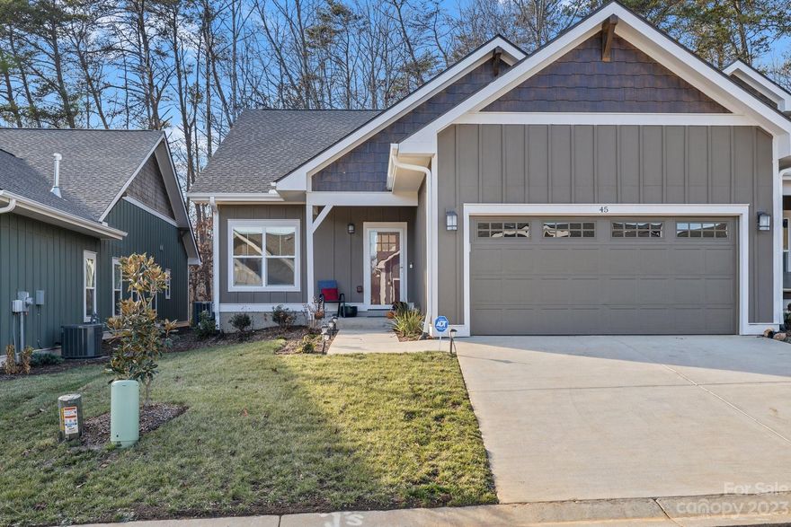 Welcome home to The Cottages at Avery's Creek, an exceptional new construction luxury townhome community!  Enjoy living in this lock and go community, all while feeling like your living in a single family home as this unit is a stand alone detached unit.  This level townhome features a beautiful 3 bedroom, 2 bathroom open floor plan and upscale finishes selected by the Amarx Design Team.  Nested in one of the most desirable areas of WNC.  The Cottages at Avery's Creek is surrounded by the natural beauty of the Asheville mountains, yet minutes from the area's finest shopping, dining, and entertainment.