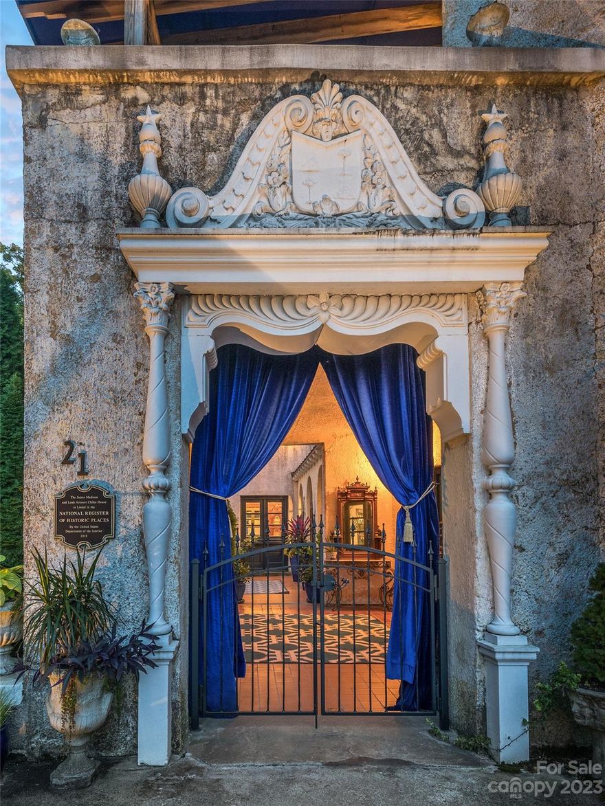 A timeless Asheville masterpiece…The James Madison and Leah Arcouet Chiles Estate. This Spanish Colonial Revival was envisioned by prominent Asheville architect Ronald Greene and is known as Asheville’s *second* most famous home. The Chiles Estate is recognized in the National Register of Historic Places and is nestled in one of Asheville’s most beloved neighborhoods - Kenilworth. Seize this exceptional opportunity to step back in time and usher in a new era for this historic and iconic Asheville landmark.