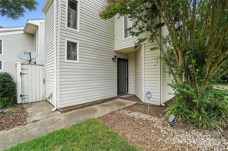 This charming end-unit townhome in Apple Tree Village invites you into easy living with style and convenience! Tucked just minutes from downtown Matthews and a short drive to uptown Charlotte, the location is ideal for anyone who wants quick access to shops, dining, and city life, without giving up a peaceful place to unwind.

Step inside to find a light-filled living room with a cozy fireplace that sets the stage for relaxing evenings. The dedicated dining room is the perfect spot for hosting friends or enjoying a quiet meal at home. The kitchen opens to a private patio - your own little slice of fresh air for morning coffee or evening chats. Upstairs, you'll find two comfortable bedrooms and a full bathroom, with an additional half bath on the main floor for guests. As an end unit, you’ll enjoy added privacy and extra windows that bring in even more natural light.