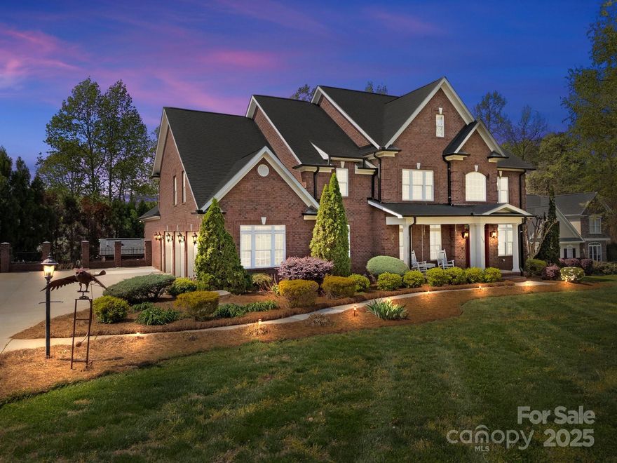 UNDER APPRAISED VALUE! Elegant 4BR, 3.5-bath brick home at the end of a cul-de-sac. Situated on a beautifully landscaped lot, this property offers resort-style living w/ an inground pool, mulched playground, & raised concrete patio perfect for outdoor entertaining. Inside you'll find wood floors throughout most of the main level & upstairs hallways. The updated kitchen is a dream, featuring granite tops, tile backsplash, stainless appliances including a wall oven, microwave, electric cooktop, & sleek hood vent. Main level offers ample space to gather with a formal dining room, a cozy living room w/ fireplace, large family room, & private home office. Upstairs, you’ll find a spacious bonus room ideal for a playroom or media room. The master suite provides a relaxing retreat, while a Jack & Jill bedroom layout adds function & privacy. Additional highlights include an attached 3-car garage, outside laundry & half bath near the pool area. Don't miss this exceptional home that has it all!