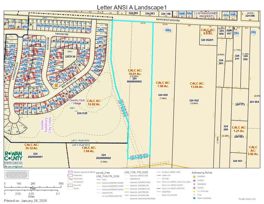 Roughly 10 acres zoned UR12. This property can be a small sub development allowing 12 units per acre, a townhome development or nice parcel for someone looking to build their own single family home on a a larger parcel offering ample privacy while being just minutes from downtown Salisbury, Novant Health Rowan Medical Center, VA Hospital and the Country Club of Salisbury.
