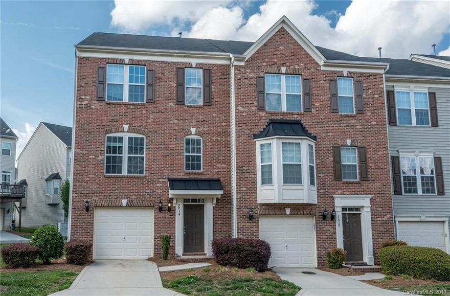 Get ready to say "WOW" Move in ready w/fresh paint & brand new carpet - this one shines!  Gorgeous kitchen with solid surface counters, Bay window breakfast area, maple cabinets, stainless appliances, gas cooktop, hardwood floors. Open and airy!  Master bedroom has trey ceiling, large walk-in closet, luxury bath w/ garden tub, large shower, dual sinks.  Deck, one car garage, huge family room w/bath down stairs & more!  End unit; walk to community pool. Enjoy nearby restaurants, shops & fitness.