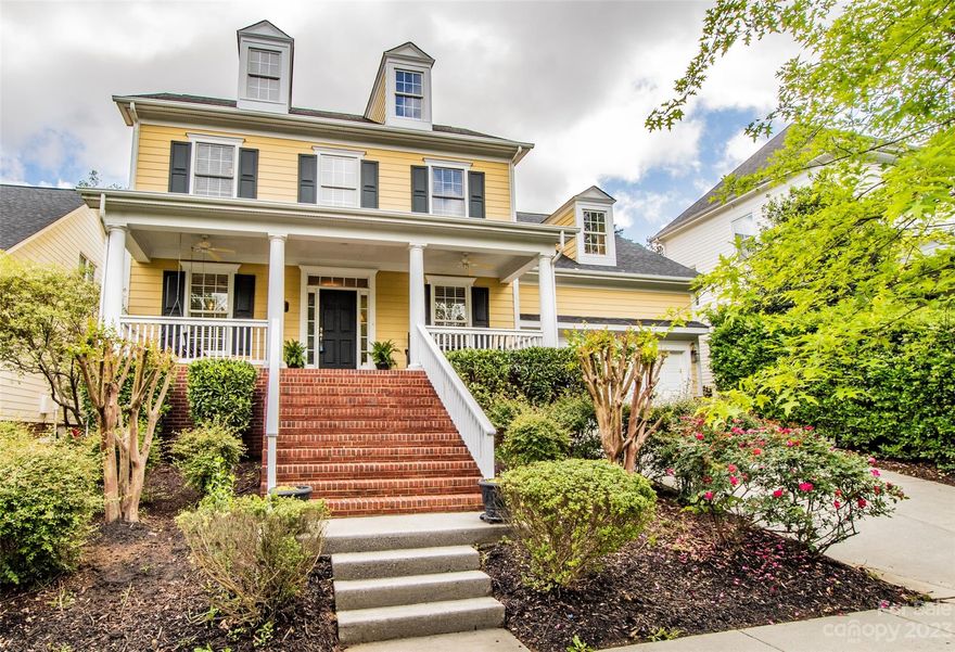 This beautiful home is a blank canvas waiting for you personal touch! Enjoy some front porch living, complete with a swing and elevated views of passing neighbors. This two-story home features cathedral ceilings and beautiful natural light in the living room, as well as an updated kitchen with large island, perfect for entertaining. Step right from the primary bedroom out onto the back deck and enjoy the private view of your garden. With an office space downstairs and bonus room upstairs, both featuring French doors, there is plenty space for work or play. Three additional bedrooms on the second floor feature a Jack & Jill closet, and Jack & Jill bathroom. Take advantage of all Baxter Village has to offer- clubhouses with pools and playgrounds, tennis courts, and all of the accessible sidewalks and trails throughout the neighborhood.  **Brand New Rheem HVACs installed June 7, 2023**