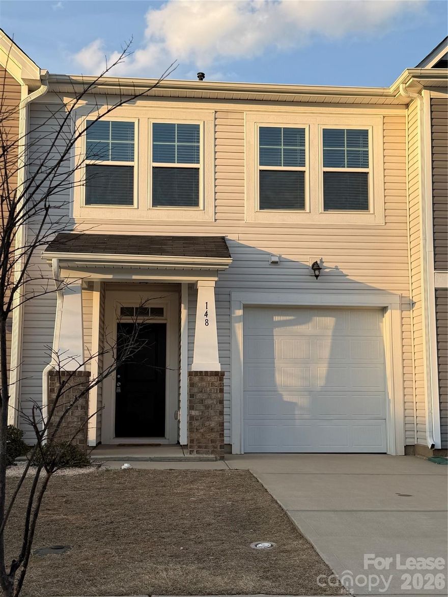 Beautiful 3-bedroom, 2.5-bath townhome built in 2021, offering modern design and low-maintenance living in desirable Indian Trail. This well-maintained home features an open-concept main level with spacious living and dining areas, perfect for everyday living and entertaining. The kitchen includes contemporary finishes and ample cabinet space. Upstairs, the primary suite offers a private bath and generous closet space, along with two additional bedrooms and a full bath. One-car garage provides convenient parking and storage. Ideally located near shopping, dining, and major roadways, this home offers easy access to daily conveniences and commuting routes. Move-in ready and a must-see!