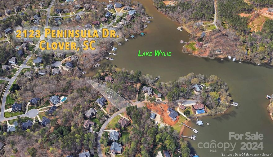 Build your dream home on a serene waterfront lot nestled in a peaceful neighborhood! This lot on Peninsula Drive provides the perfect blend of privacy and community. Enjoy the benefits of a quiet residential area while being conveniently close to local amenities and excellent schools.
