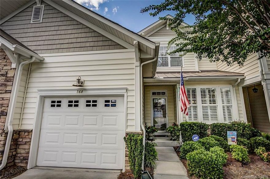 Need lots of space but love the advantages of townhouse living? On the golf course, this 4 BR, 4 1/2 BA home has it all! Ext. maintenance & yard work is taken care of for you! First flr MBR suite, 2 sty GR w/gas log FP. Well appointed kt w/ss appl. 2nd flr w/loft 2 BR, 2BA is perfect for guests. Walk-out basement w/huge rec rm, gas log FP, BR, BA & tons of climate cntrl'd storage! Deck & patio overlook woods for privacy. Wide plank flrs on most of main. Can join Lake Shore for all the amenities!