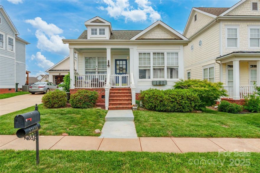 This is the cutest bungalow with maintenance free living and a beautiful front porch that adds to its timeless appeal. Inside, you'll find a freshly painted interior with numerous upgrades including a remodeled half bath with a custom vanity and kitchen appliances that are only two years old. A tankless hot water heater adds efficiency and modern comfort to this well cared for home. The community offers an exceptional lifestyle with a clubhouse, pool, dog park, golf, tennis and more. Water lovers will appreciate additional amenities such as a community boat ramp, community boat slip and community dock. This unicorn of a home truly feels like a dollhouse. Don’t miss your chance to see it.