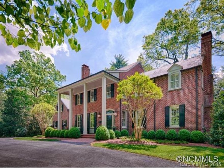 Classic 1937 Biltmore Forest 5BR home impeccably maintained by current owners. New wiring, plumbing, outdoor lighting, underground electrical & cable. Master bath & lg. master closet added in 2009. Private 604SF guest house (not counted in total sq feet in MLS) has new kitchen, new roof, recently painted, air conditioning, 1BR/2BA & living area. Wonderful space for office, mother-in-law or guests.See attachment for list of improvements.