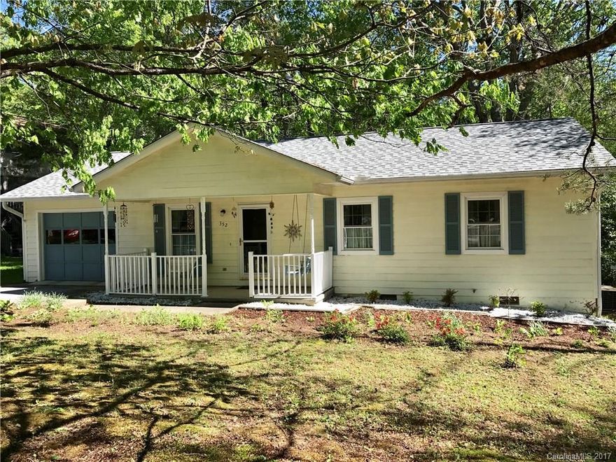 Charming south facing home tucked away in Genesis Cir. Easy one level living. Sit on the front porch and take in your surroundings or sit on the back deck and hear the wind rustle through the leaves in your private oasis. Under one mile from the heart of downtown Black Mountain. New roof, new bamboo flooring, new windows, vapor barrier in crawlspace recently added. Meticulously maintained. Plenty of storage! WONDERFUL INVESTMENT PROPERTY! Pre-Approval letter w/ all offers.