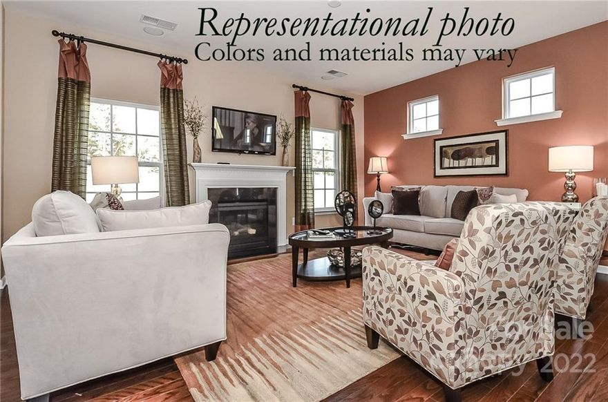 Welcome to Walnut Creek and the inviting Westover floor plan!The home is WI- FI & Energy Star certified!
Resort style amenities and outdoor activities all within walking distance. The community features a resort-style pool with a splash area, clubhouse, workout facility, two playgrounds, tennis courts, baseball & soccer fields, walking trails, and community pond. Representative photos are for illustrative purposes only.