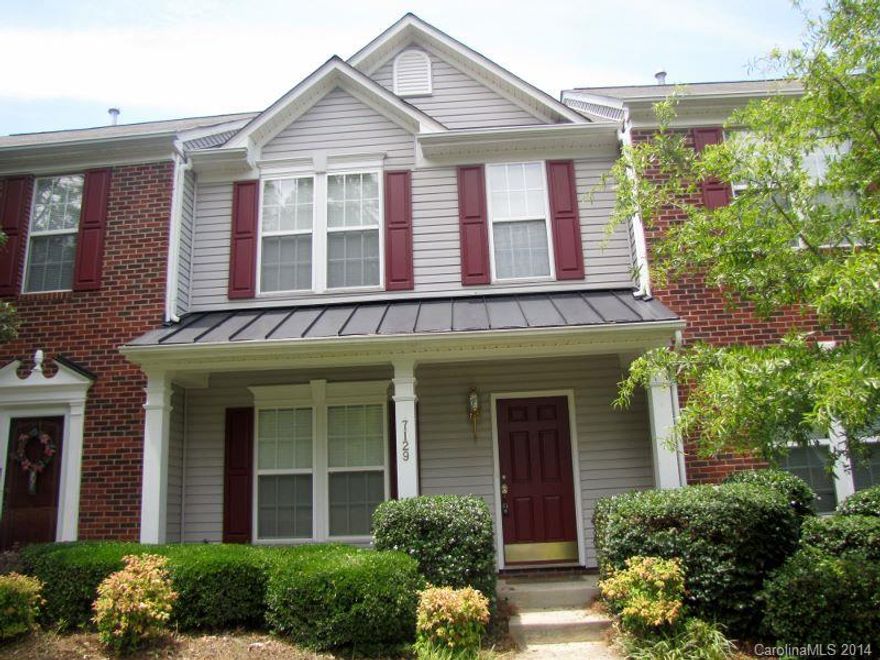 A charming front porch welcomes you to this town home in the University area. The galley kitchen with a pantry is open to a sunny dining area at one end, and the family room with a fireplace on the other end. The laundry closet with a washer and dryer to stay for tenant use, and a half-bath round out the first floor plan. Both bedrooms are located upstairs, each with a private bath. Relax on the enclosed patio, complete with an exterior storage closet.