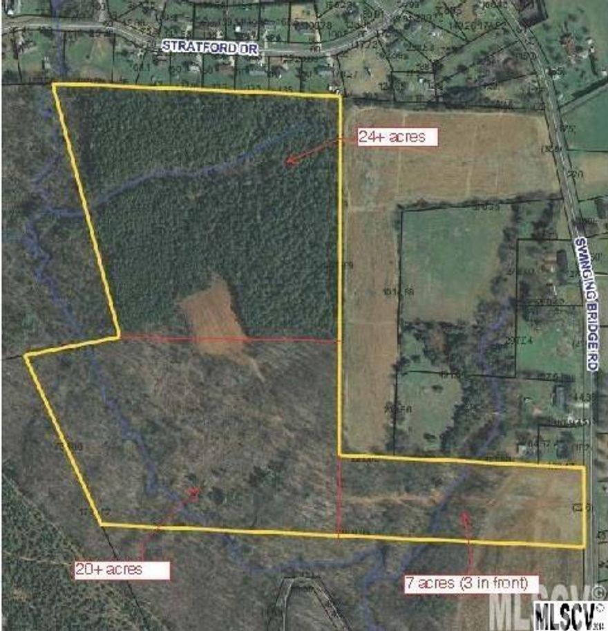 OVER 52 ACRES OF INCREDIBLY LUSH LAND WITH A CREEK RUNNING THROUGH PART OF IT! Can subdivide it or keep it all to yourself! This is the perfect land on which to build your dream home AND it's conveniently located to grocery, retail shopping, parks etc! Just 10 mins to I-40! HURRY - THIS WON'T LAST LONG AT THIS PRICE!