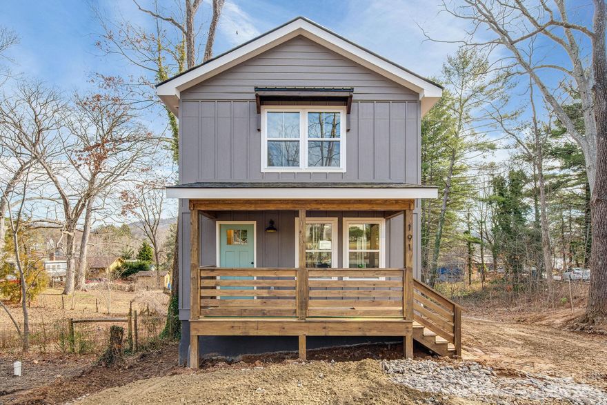 Discover contemporary elegance in the heart of North Asheville, less than four miles from Asheville City Center and a mere half-mile from the UNCA campus. This brand-new construction is a testament to modern design and thoughtful details.

As you step inside, be captivated by the exciting finishes that adorn every corner of this two-story home. The exterior is equally enchanting, with board and batten siding giving the home a timeless appeal.

Enjoy the charm of North Asheville from the comfort of your front porch or retreat to the privacy of the rear deck, both perfect spots for relaxation and entertaining. The expansive 0.27-acre lot offers ample space for outdoor activities or potential landscaping projects.

Sleek cabinetry graces the kitchen, offering both style and functionality. With its proximity to Asheville City Center and the UNCA campus, this property seamlessly blends modern living with convenience. Home is agent owned. Driveway is shared and scheduled to be paved.