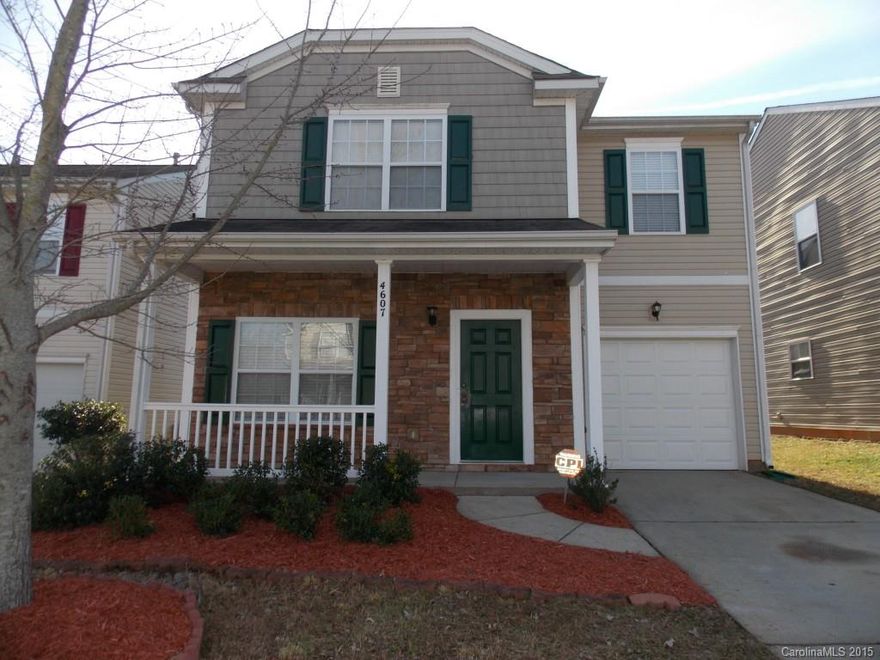 Three Bedroom two story home with a garage in the Buckleigh Subdivision! Large Great room with a corner fireplace that open to both the kitchen and eat in area! the kitchen has plenty of cabinet and counter top space plus a pantry and opens to the formal dining room . The master suite has a large walk in closet, garden tub and seperate stand up shower! The secondary bedrooms are spacious with ample closet space.