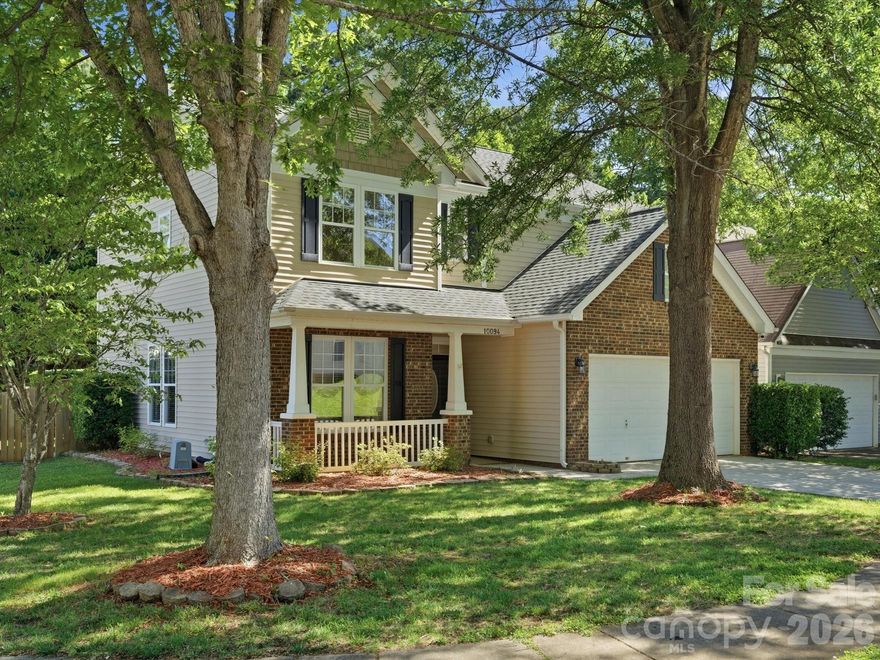 Discover this beautifully maintained 3-bedroom, 2.5-bath home with a large bonus room offering flexible space for a potential 4th bedroom, home office, media room, or playroom. Located on a quiet cul-de-sac in the highly sought-after Highland Creek community of Charlotte, this 2,232-square-foot home combines comfort, functionality, and major system updates with exceptional neighborhood amenities.

The home features inviting curb appeal with a charming covered front porch, spacious two-car garage, mature landscaping, and a lovely wooded lot. Inside, bright and functional living spaces are filled with natural light and include a sunroom overlooking the private backyard. The fully fenced yard with privacy fencing, sprinkler system, and expansive patio creates the perfect outdoor setting for entertaining, relaxing, or everyday enjoyment.

Recent maintenance updates provide added peace of mind, including a full roof replacement completed in January 2024, water heater replaced in March 2021, and Lennox HVAC and furnace systems installed in 2018. This well cared for home is truly move-in ready.

Residents of Highland Creek enjoy access to outstanding community amenities including swimming pools, clubhouse, fitness center, parks, playgrounds, walking trails, tennis courts, and more. Conveniently located near I-485, this growing North Charlotte area offers easy access to shopping, dining, and everyday conveniences, including Lowe’s Foods and nearby retail and entertainment options.

Don’t miss this opportunity to own a move-in ready home in one of Charlotte’s most desirable amenity-rich communities.
