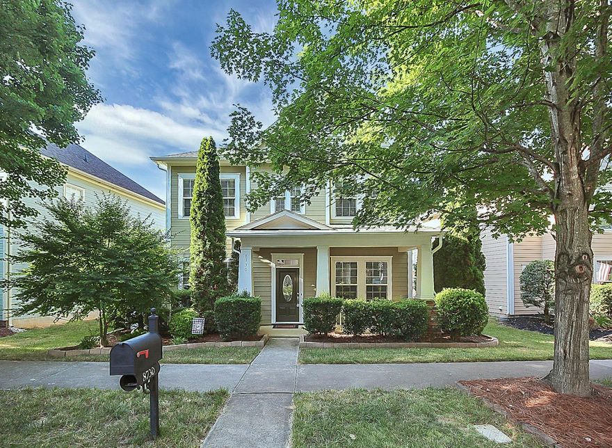 This charming 3BD/2.5BA home in the Westmoreland community features upgrades galore! Laminate wood flooring throughout the living area. Spacious kitchen with granite countertops, stainless steel appliances and eat-in breakfast bar. Private office on the first floor with french doors and formal dinning room. Living room features gas fireplace with stone surround. Master suite boasts upgraded shower with garden tub, separate glass enclosed shower and dual sink vanity. Washer and dryer included. Attached two car garage. Don't miss out on this one!