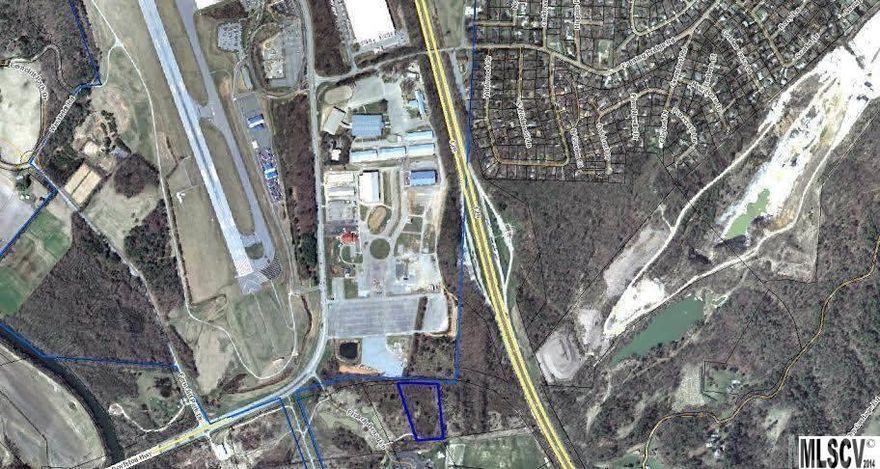 Property is 1 of 2 Parcels available, 14 Acres total. Unique opportunity to develop property located next to Broadmoor Golf and Western Carolina Agricultural Center. Directly across from Asheville Airport.