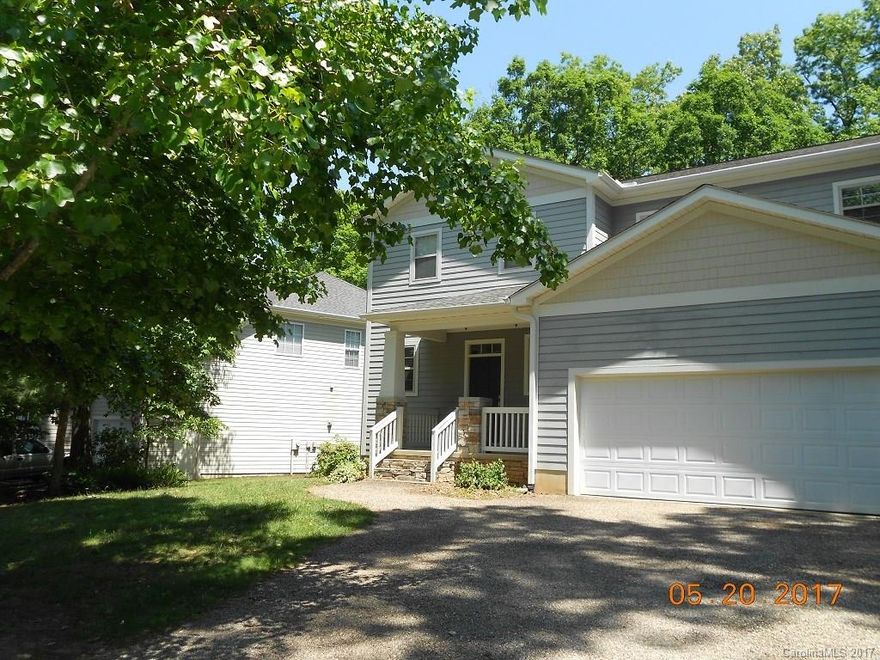 Beautiful 3 bedroom/2 1/2 bath home in desirable Biltmore Lake.  Living room with gas fireplace; dining room, kitchen and 1/2 bath on main level.  Master bedroom with walk in closet and bath with shower and tub and 2 bedrooms with jack and jill bath on second level.  Dual heat pumps for comfort.  Sit on the back deck and enjoy the large wooded back yard totally fenced.  Biltmore Lake amenities abound including walking trails; playground; clubhouse and much more. Two car garage with shelves.