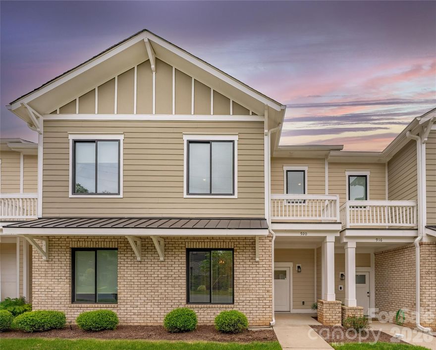 Welcome to 920 Van Every Street — a beautifully maintained townhome in the highly sought-after Belmont neighborhood in the heart of Charlotte. Built in 2020, this home offers the perfect blend of contemporary living and urban convenience. Inside, find a spacious open floor plan with freshly painted interiors and brand-new carpeting in all bedrooms. The stylish finishes, generous living spaces, and functional flow make it ideal for everyday living. The kitchen features a large island, while the primary suite provides a peaceful retreat with ample closet space. Upstairs laundry and thoughtful details throughout make daily life effortless. Enjoy a rare private backyard and patio, this low-maintenance space, complete with a freshly painted and stained deck, is perfect for morning coffee, evening BBQs, or simply relaxing with friends. Plus, the 2-car carport with epoxy flooring offers convenient covered parking and extra storage. Location is everything! Belmont is one of Charlotte’s most desirable neighborhoods, perfectly tucked between NoDa, Plaza Midwood, and Uptown. You’re minutes from NoDa’s vibrant arts scene, breweries, and restaurants, the eclectic shops and parks of Plaza Midwood, and the excitement of Uptown Charlotte. Easy access to the greenway, light rail, and major highways makes commuting a breeze, while the tree-lined streets and strong community feel make it a wonderful place to call home.