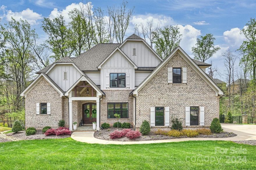 Stunning 5 bedrm home completed in 2021 located in very desirable Stevens Grove neighbrhd on 0.53 acre lot. 10 ft ceilings, custom millwork, lrg open flrpln & beautiful hardwd flooring. Bright & airy foyer w/accent wall open to den/study. Lrg Great Rm w/built-ins, open shelving, ceiling beam detail, gas log FP w/cast stone surrnd & sliding doors leading to screened porch w/wooded view. Gourmet Kit w/custom cabinetry, gas range & hood, quartz ctops & huge islnd w/bar seating open to spacious dining area. Walk-in pantry, drop zone, half bath & laundry w/sink, cabinets & hanging space located at garage entrance. Main level Primary suite privately located on back of home w/sitting area. Primary bath w/dual vanities, soaker tub, sep showr w/tile surrnd & walk-in closet w/custom shelving. 4 spacious beds upstairs all w/direct access to a bath & large closet. Bonus rm over 3 car garage. Serene & private rear yard, fully fenced w/irrigation, firepit & playset. Excellent location & school zone!