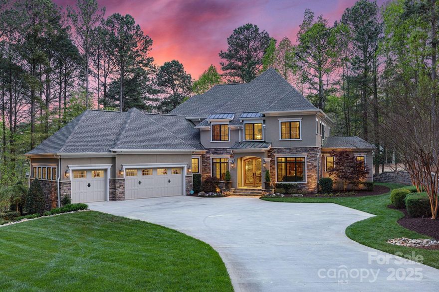If you are looking for a fully custom luxury golf course home with deeded boat slip that exudes elegance & comfort, look no further than 138 Great Point Drive. Completed in 2018 by Karl Plattner Custom Homes, the luxury finishes, extensive trim work & thoughtful design are evident throughout. The kitchen is a chef’s dream with Thermador appliances, soaring cabinets with glass display & walk-in pantry. The inviting covered patio, with phantom screens & outdoor kitchen, is outdoor living at its finest. The main level primary suite is a relaxing retreat with a custom shades, double closets, elegant bathroom & custom cabinets. Upstairs, you'll find a second primary suite, 2 additional bedrooms, 3 full bathrooms & a bonus room with built-in features & wet bar. An elevator, control-4 smart home features, generator, upgraded security system, heated / cooled garage & a water filtration system are just a few of the luxuries that sets this property apart! This is the best of Lake Norman living!