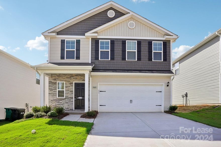 Extremely Spacious Floor-plan!3 bedrooms 2.5 baths with oversized loft area. Luxury vinyl plank flooring throughout the main level. Luxury vinyl tile in laundry room & full bathrooms. Large modern kitchens have granite counters, stainless appliances, subway tile backsplash & island with breakfast bar and linear fireplace in living room