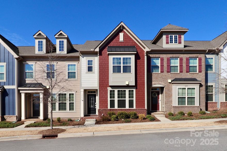 Discover this well-maintained 3-bedroom, 2.5-bath townhome in the popular Westbranch neighborhood of Davidson! Built in 2020, this home features an open floor plan with the modern finishes buyers love. The main-level primary bedroom offers convenience, while the spacious upper-level flex space and large secondary bedrooms provide versatility and comfort. Spacious walk-in closets in all bedrooms ensure ample storage. The kitchen boasts a gas stove for cooking enthusiasts. Smart home features include a doorbell camera, smart lock, thermostats, and fiber-ready connectivity. Additional upgrades include a commercial-grade hot water heater. Enjoy private outdoor living with maintenance-free decking, a paver patio, and detached garage. Neighborhood amenities include an outdoor pool, a playground, and scenic walking trails, with 2 public parks within walking distance. Just minutes from charming downtown Davidson and its popular restaurants and shopping. Don’t miss this incredible opportunity!