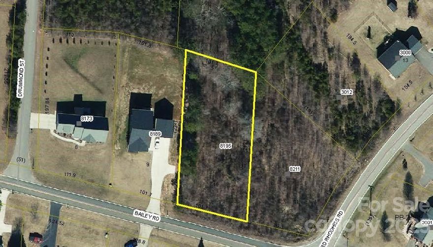 Excellent location to build your dream home!  No city taxes and public water available on paved public road and only 2 miles away from I-40. Convenient to Hickory and Morganton. Lot was cleared approximately six years ago so most growth is only six years old.  Neighboring half acre lot also for sale- 8211 Icard Rhodhiss Rd.