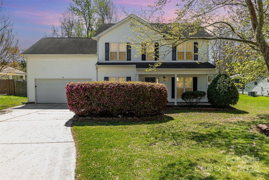 Discover tranquility in the HOA-free Stonewood neighborhood. This charming home awaits your personal touch to transform it into your dream home. Step inside to discover a cozy living room with a fireplace, perfect for chilly evenings. Adjacent is a dining room, ideal for hosting gatherings, and a kitchen boasting gleaming stainless steel appliances. Conveniently, a half bathroom and laundry reside on the main level.

Upstairs, find the primary bedroom with a tray ceiling, walk-in closet, and ensuite bath, offering a retreat within your home. Two additional bedrooms and a full bathroom provide ample space. A versatile bonus room awaits, adaptable to your needs – whether a fourth bedroom, office, or playroom.

Embrace outdoor living on the front porch or unwind on the back patio overlooking the fenced backyard. Located just 4 miles from downtown Matthews, enjoy easy access to shopping, dining, and the convenience of I-485. Seize the opportunity to make this house your haven.