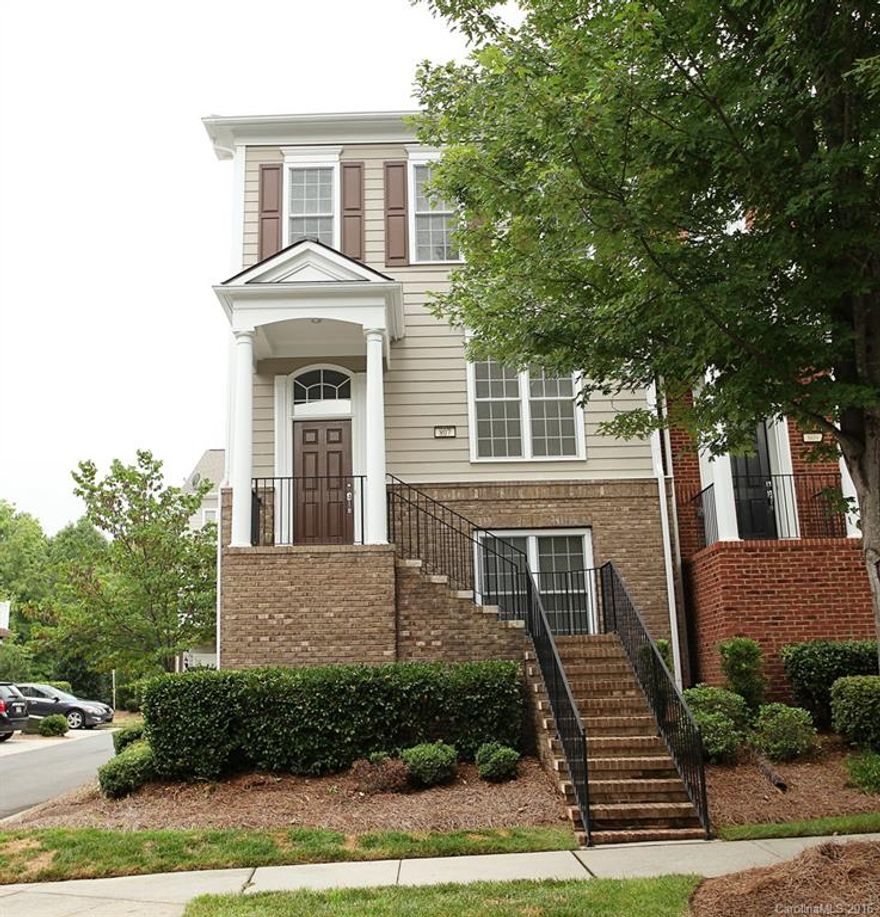 Beautiful rental townhome in highly sought-after Baxter Village! Immaculate end unit features dual master bedroom plan plus 3rd bedroom with its own full bath. Master & 2nd master each have private baths, walk-in closets & tray ceilings. Great Room w/ all the upgrades including fireplace w/ granite surround, beaming hardwood floors on main level, updated kitchen w/ granite counters stainless steel appliances, including GE Profile Range & Stove. Lawn & exterior maintenance included.