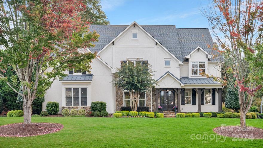 Welcome to your dream home in the prestigious Colonnade section of Weddington Chase! Step inside to discover the grandeur of 10ft and 20ft ceilings on the main level, adorned with oversized crown moldings that exude sophistication and charm throughout. Entertain in style with the fully equipped outdoor kitchen, perfect for hosting gatherings. Immerse yourself in luxury with a heated saltwater pool and spa, complete with an oversized waterfall for a resort-like experience in the backyard. Cozy up on cool evenings by the outdoor wood-burning fireplace. Illuminate your outdoor oasis with elegant landscape lighting in both the front and backyard, creating a captivating ambiance day and night. Indulge in the primary bath retreat featuring a soaking tub, marble floors, and custom-designed cabinetry, creating a spa-like sanctuary for relaxation. Not to be outdone, all four other bathrooms in this home have been completely remodeled! Schedule your showing today and prepare to be amazed.