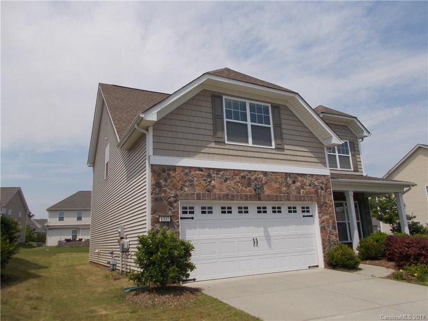 This spacious two story home has 4 bedrooms, 2.5 bathroom. It features an open floor plan and wood flooring. The kitchen has a pantry and all appliances. The master suite has a walk in closet and the master bath has dual sinks, an oversized tub with separate shower. Enjoy entertaining indoors near the cozy fireplace. This home is move in ready!