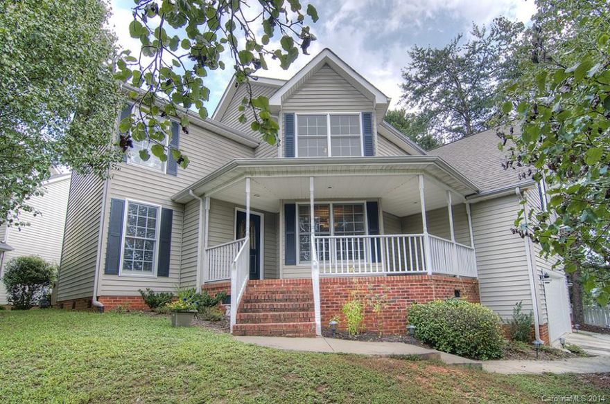 Fantastic home in sought after Tega Cay! You could live somewhere else but why would you want to? Welcoming wrap-around front porch, pretty/bright kitchen w/ spacious breakfast area, formal dining room, cozy family room. Easy access to major freeways, short commute to Charlotte.  Zoned to new Tega Cay elementary school, walk to parks, club house, restaurant, lake and more!  New HVAC, Garage door and sliding glass door.  Amenity rich lifestyle with organized sports, community events for all ages.