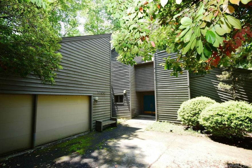 Original owner says "one of a kind" designed home to sit on wooded lot for mountain like feel. Watch deer, birds & season changes from surround decks. The home needs some TLC to be the original gem. Location is great for large corner lot in desirable area.