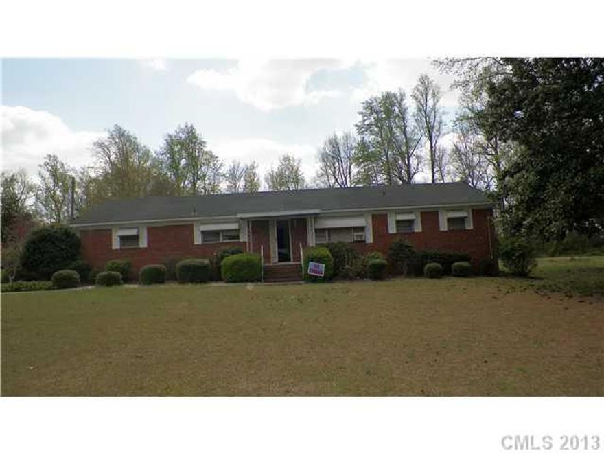 JUST REDUCED $10,000-This brick ranch is located in a well established neighborhood close to downtown Pageland.  Make this house your home with some renovation/update ideas.